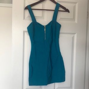 Marciano blue dress size M stretchy